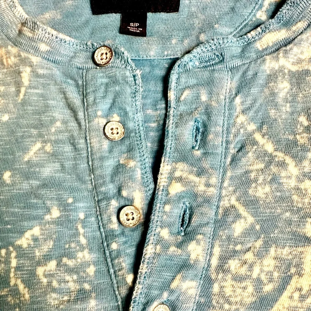 Men’s True Religion Henley Short-Sleeve T-Shirt Size S